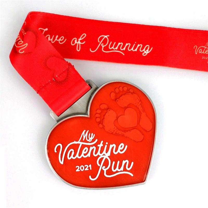 Marathon Laufmedaillen Urlaubsmedaillen Geschenk für Valentinstag Liebe