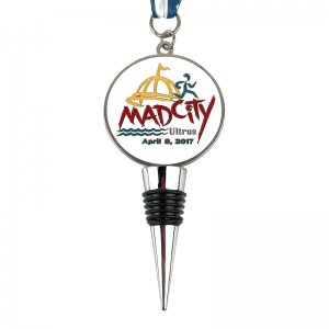 Custom Halb Marathon Medaillen Wein Weinbergflaschen -Stopper Medaille
