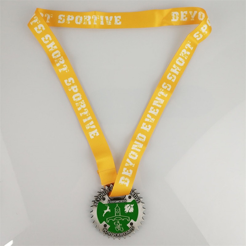 Entwerfen Sie Ihre Sportlegierungsmedaille mit einer lanyard olympischen Medaille -Replik