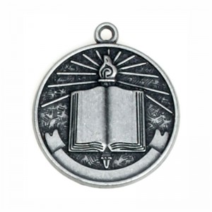 Kann wiederaufbaute Metallmedaillen Stockmedaille 7/8-Zoll Antike Silber Sportmedaillen