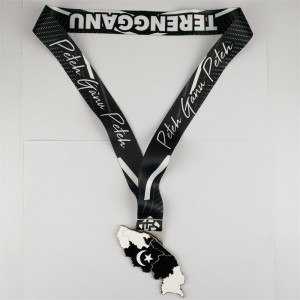 Kundenspezifische personalisierte Große Honor Awards Metal 3D Gold Plated Sports Race Medal