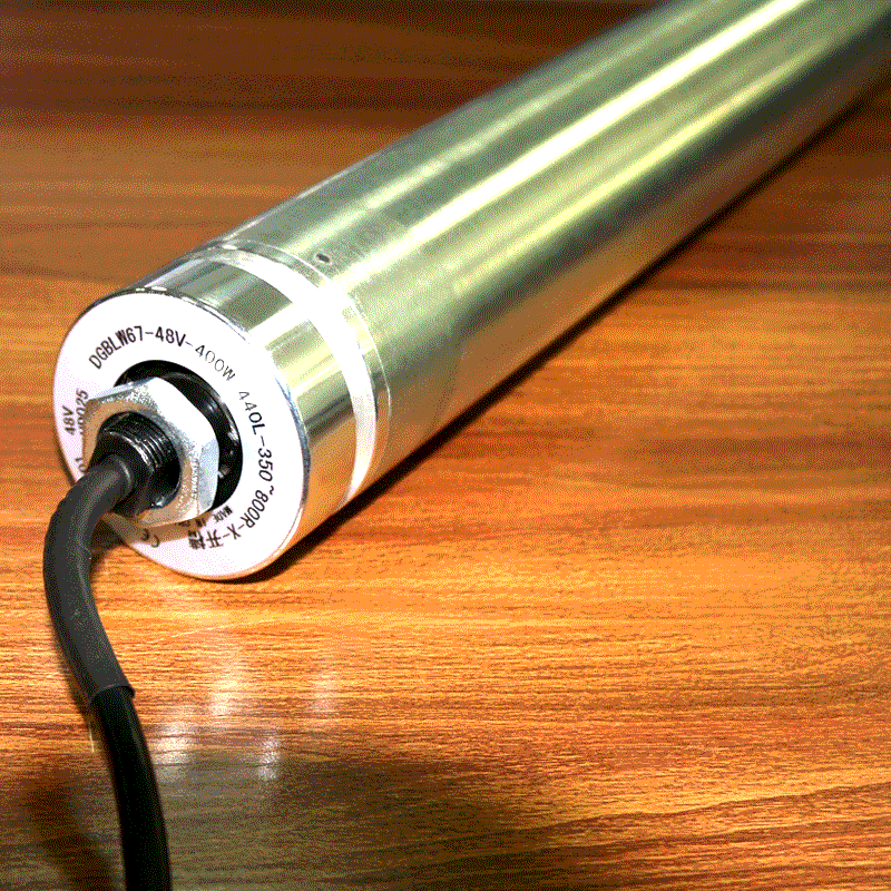 Customized DC bürstenloser elektrischer Roller Gummi mit 24 V 48 VPLC Steuerelement Doppelreihe Kettenradkraftmotor Förderband