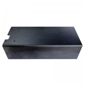 Schwarz anodierte extrudierte Profile, CNC-Mahlen hochpräzise Teile
