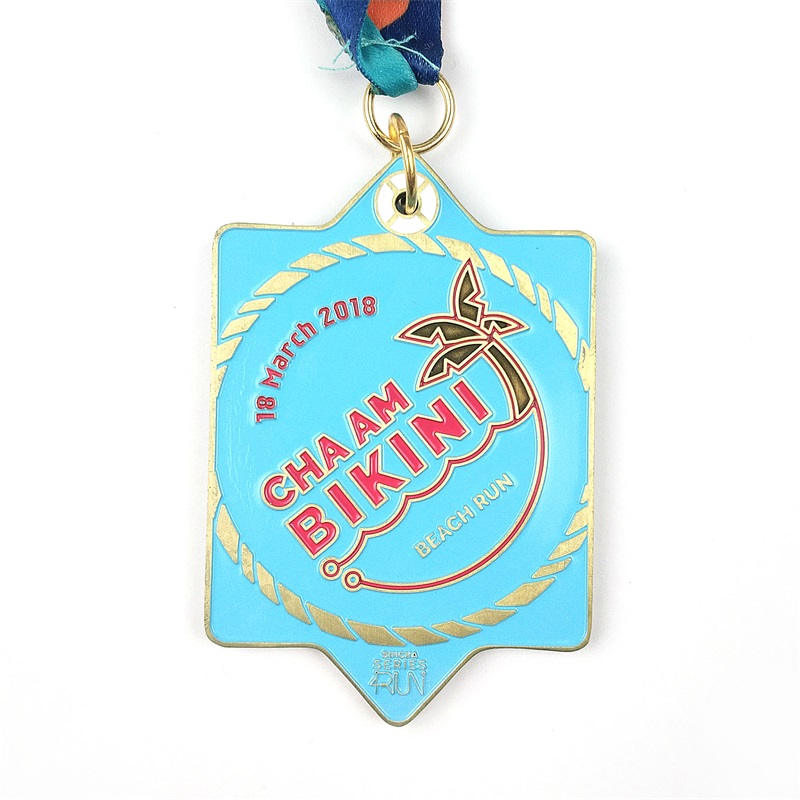 Award Marathon Running Custom Metal Sport -Medaille ineinandergreifende Medaille