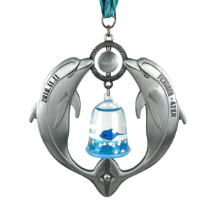 Antiquitätenmedaillen Rebin Design Gold plattiertem Medalkreis Charme