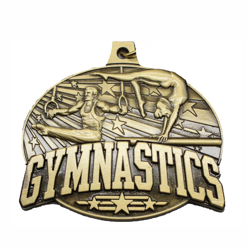 Gag Metal Medaillon Casting -Medaille für rythmische Gymnastik