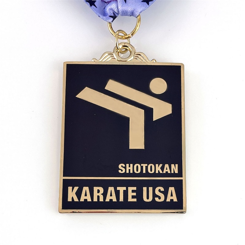 Custom Shape Logo Metall Sportmedaille für Wholesales -Kungfu -Box -Rennmedaillen
