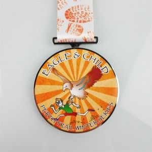 Die Gussmedaille Farbe 3d Emaille Medaillen benutzerdefinierte gedruckte Medaille