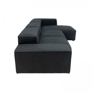Schnittsofa RS957 (schwarz)