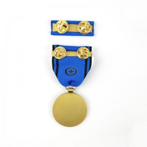 Custom Ehrenmedaille Militärmetallmedaille Ehre mit Pin