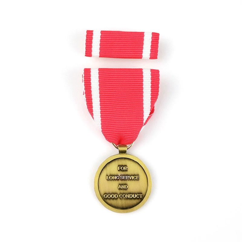Hard Emaille Pin Medaillion Die Guss Metallabzeichen 3D -Aktivitätsmedaillen und Auszeichnungen Ehrenmedaillen mit kurzem Band