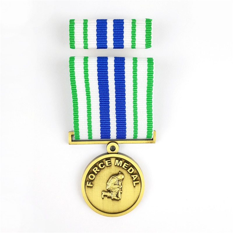 Zinklegierung Gold plattiert 3D gravierte Medaillenmedaille Custom Revers Stifte ohne Minimum