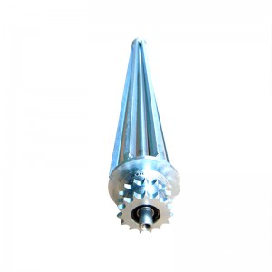 Konische Kegelwalze gebogen