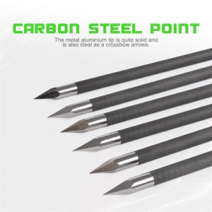Elongarrow 119612-06 16 cm Carbon Pfeilschrauben für die Jagd im Freien