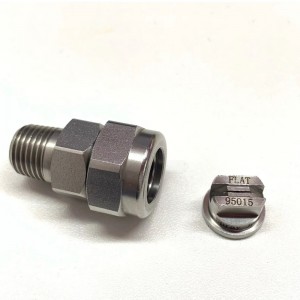 TP Unijet-Spray-Sprühtipps, TPU, TPU-Kopfdüse aus Edelstahl flacher Lüfter, Metallreinigungsdüse