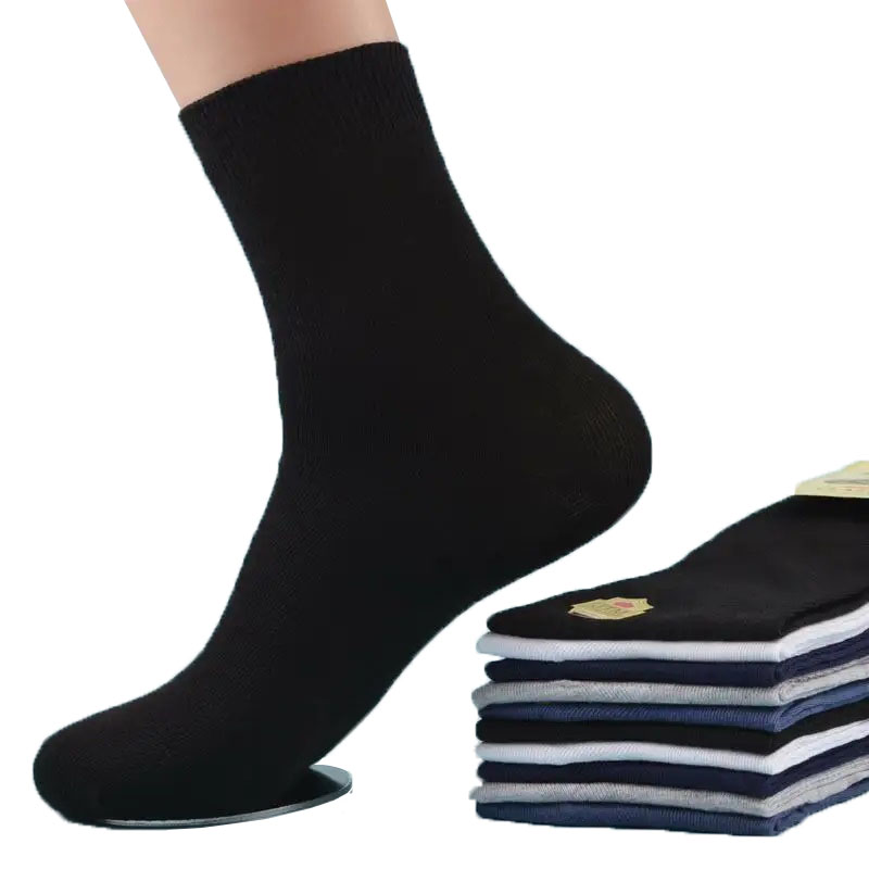 Einfaches Design atmungsaktiver Socken benutzerdefinierte Geschäftsleute Socken Socken