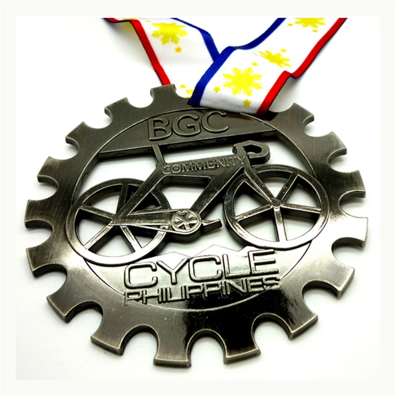 Gag New Custom Metal Metal 3D Cycle Series Race Bike Medaille