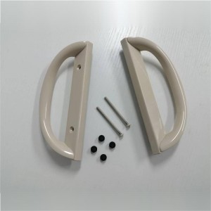 Schiebetür-Türgriffset, D-Form,nicht gekämpft (passt 3-15/16 ”Lochabstand)