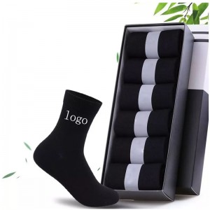 Einfaches Design atmungsaktiver Socken benutzerdefinierte Geschäftsleute Socken Socken