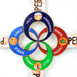 Günstige Custom Metal Awards -Kombinationmedaille