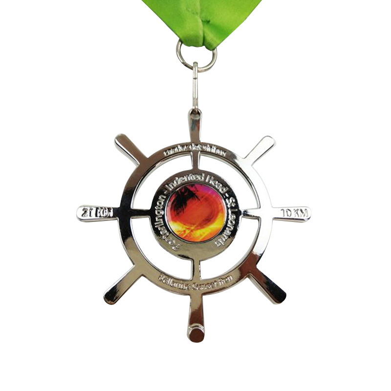 Custom Sublimation Metal Hollow Championship Race Medal aus Metallmedaillen ausschneiden