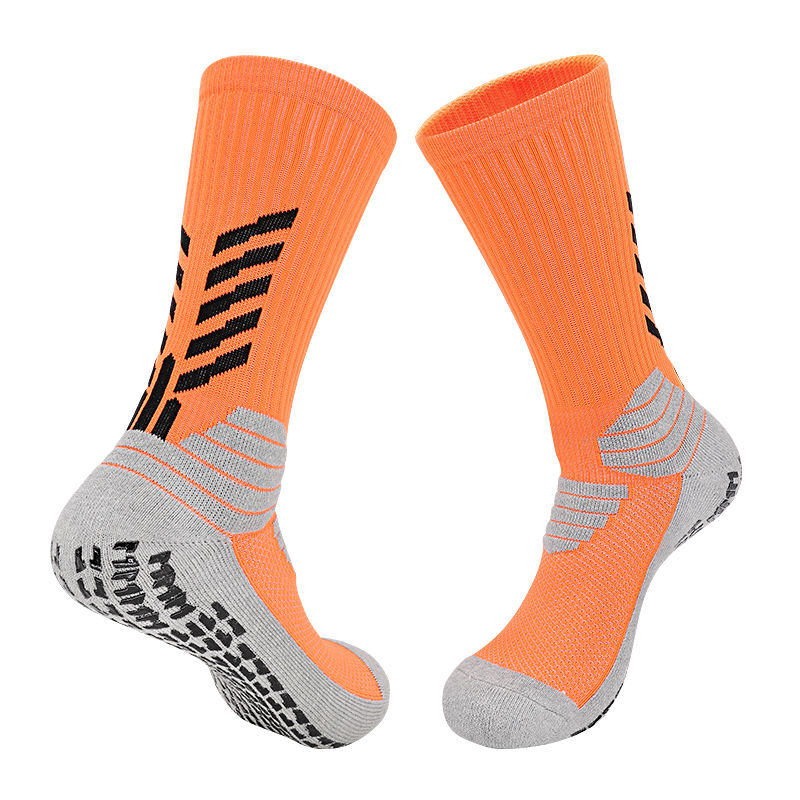 Fabrikspezifische Sport -Grip -Socken Anti -Slip -Fußball -Socken mit kundenspezifischen Sportfußballsocken