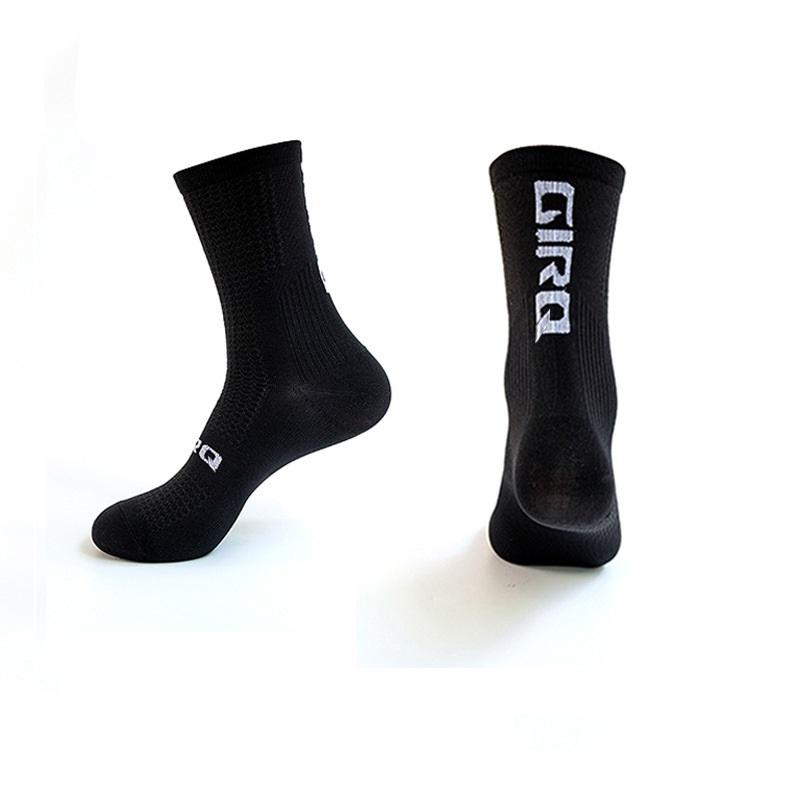 Klassisches benutzerdefiniertes Logo Nylon Atmungsaktives Wanderradfahren Socken Outdoor Sportbike -Socken