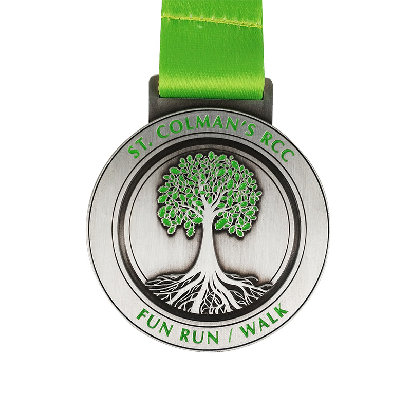 Benutzerdefinierte Druckmedaille Christliche Medaille Geschenk Trail Running Medaillen