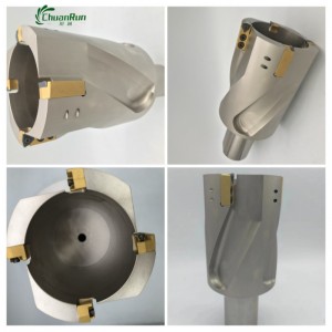 Chuanrun CNC Hochgeschwindigkeit Carbid WC Core U-Drill WCMT Insert Machine Drill für indexierbare Werkzeugeinsatze
