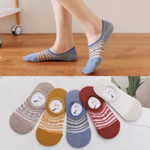 Großhandelneue Sommerwomens Invisible Socken dünne atmungsaktive Socken