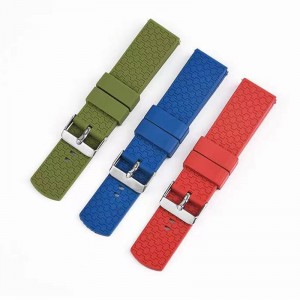 Multi -Farb -Silikon -Uhren -Fluororubber -Armbandhalter für Zeitmesser