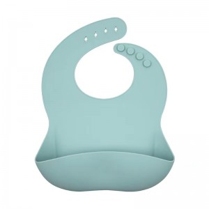 Baby Silikon Labber Baby \'s Festes Silikon -Lätzchen Wassertasche wasserdicht und schmutzsicheres Baby Bib