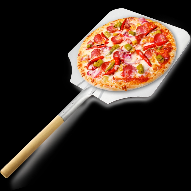 Holzgriff 12nch/14inch/16inch Aluminium Pizza Pizza Schaufel Pizza Spatel Pizza Paddel
