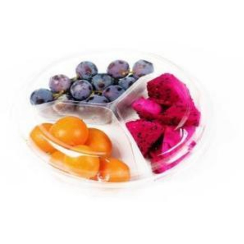 Drei-Compartiment frisch-cut fruits box booto 220*170*60 mm hj-1803f