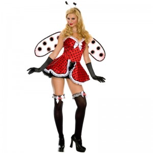 Schöne Lady Bug Kostüm Tierkostüme Großhandel von Party Sexy Cosplay Factory Lieferant für Halloween Party Carnival