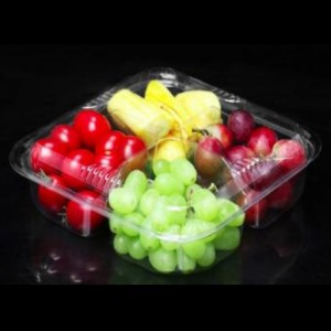 Vier-Compartiment frisch-cut fruits box booto 290*195*75 mm hj-04l