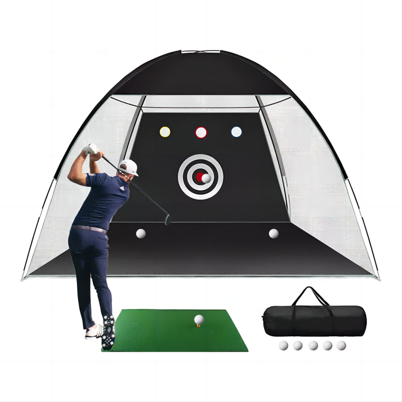 Outdoor Training Golf Schlagnetze Praxis Fahren mit Matte