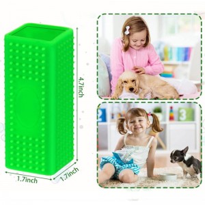 Haustier Hund und Katze Haarentferner Silikon Haustier Haarblock Roller Reiniger, Teppichbürste Hundehaarsofa hohle Silikon Reinigungsbürste, wasserdicht und langlebig