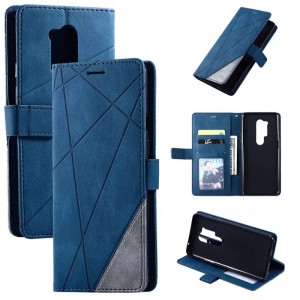 Geeignet für Apple iPhone14Pro -Telefonhülle, modisches Spleißen links und rechts Flip Phone Lederhülle, Halterung Brieftaschen -Karten -Slot -Telefonhülle, Ändern Sie die Kreditkartenbeutel Telefonschutz CA