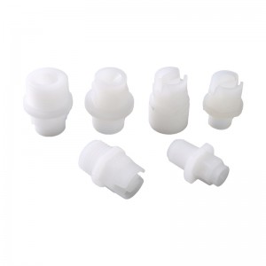 Korrosionsbeständige Wasserstrahlreinigung Plastik PPDF Flat Lüfter Vollkegelspray Düse