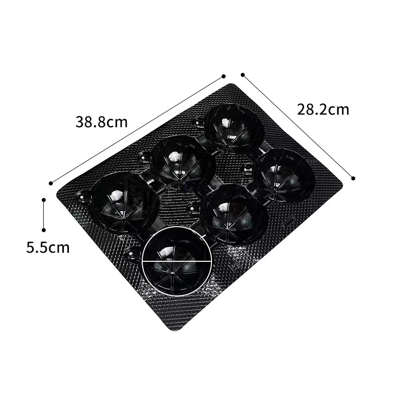 Fruchtschale 388*282*55 mm 6 Rillen anstellen