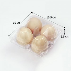 Eierschale 105*100*65 mm 4 Rillen