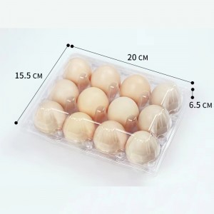 Eierschale 200*155*65 mm 12 Rillen 3*4