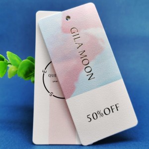 Gilded -Druckprozess -Hängekarte