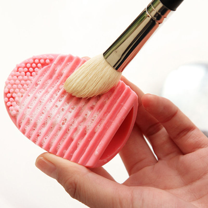 Make -up -Pinsel Reinigung Matte Silikon Kosmetische Reinigungskissen Wäsche Wäsche Peeling Board Make -up Eier Waschwerkzeug