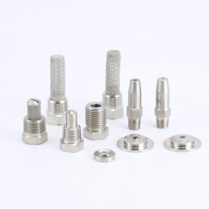 Leistungsstarke flüssige Säulensprühdüse Papiermaschine Schneiderende Wasserstrahlnadeldüse