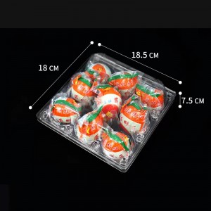 Enteneischale 185*180*75 mm 9 Rillen