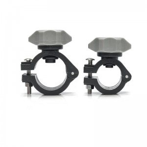 Hochwertige Rohrmontageklemme Kunststoff Schnellstrahl Flat Lüftersprühdüse, Schnellfreisetzungsstoff -Plastik -Toggle -Clip -Düse