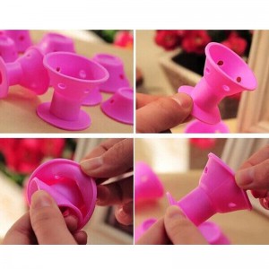 Keine Wärmeheizungs -Locken, Silikon -Locken -Lockenwerkzeuge, keine Heizung, keine Beschädigung des Haares, leicht zu reinigen