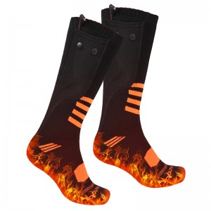 Waschbar 7,4 V wiederaufladbare Batterie Elektrische Heizsocken für Winter im Freien Sportarten